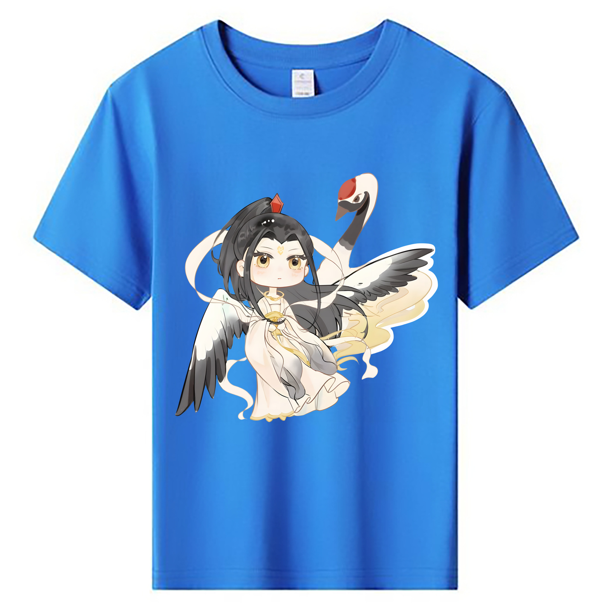 （画像用） Ne Zha 2 ナタ 魔童の大暴れ 綿100％キッズTシャツ（フロントプリント）